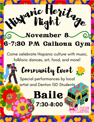 Hispanic Heritage Night Invite